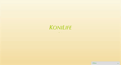 Desktop Screenshot of konilife.com